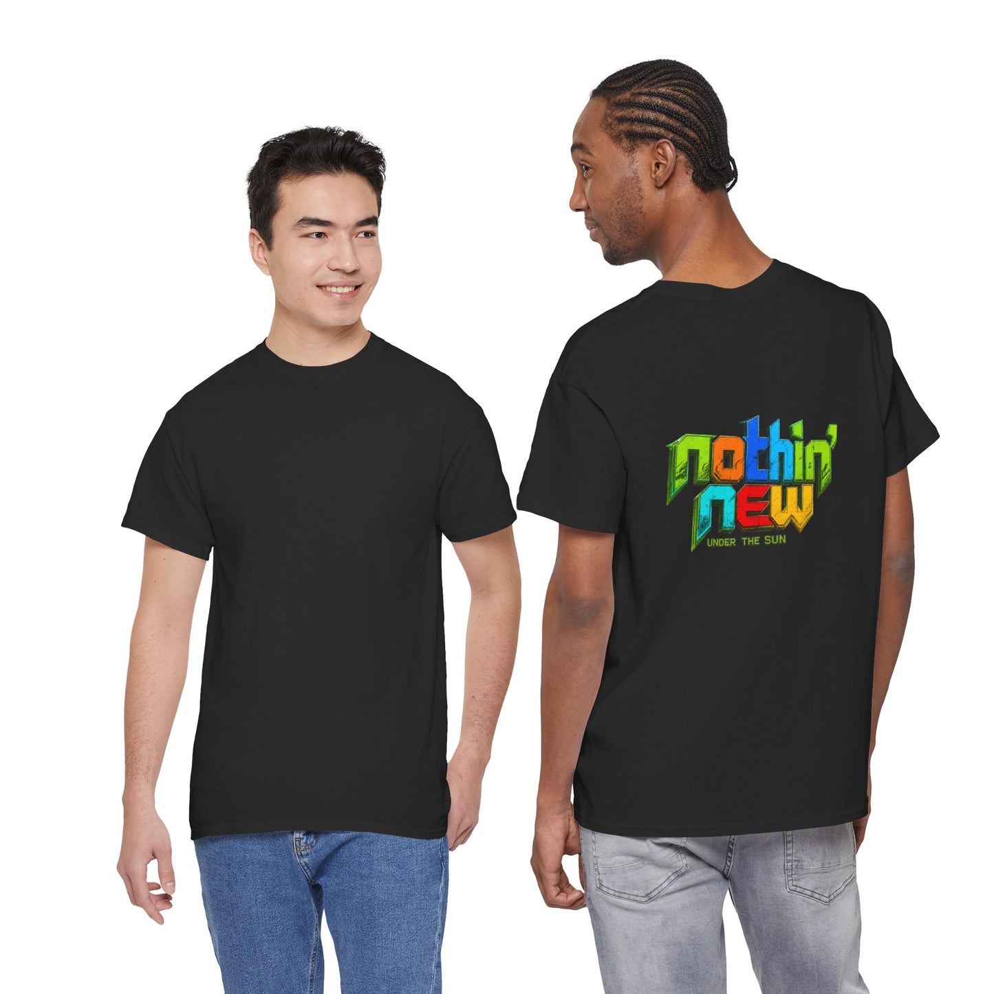 Nothing New Tee — Retro Rainbow 'Nothin' New' Graphic T-Shirt