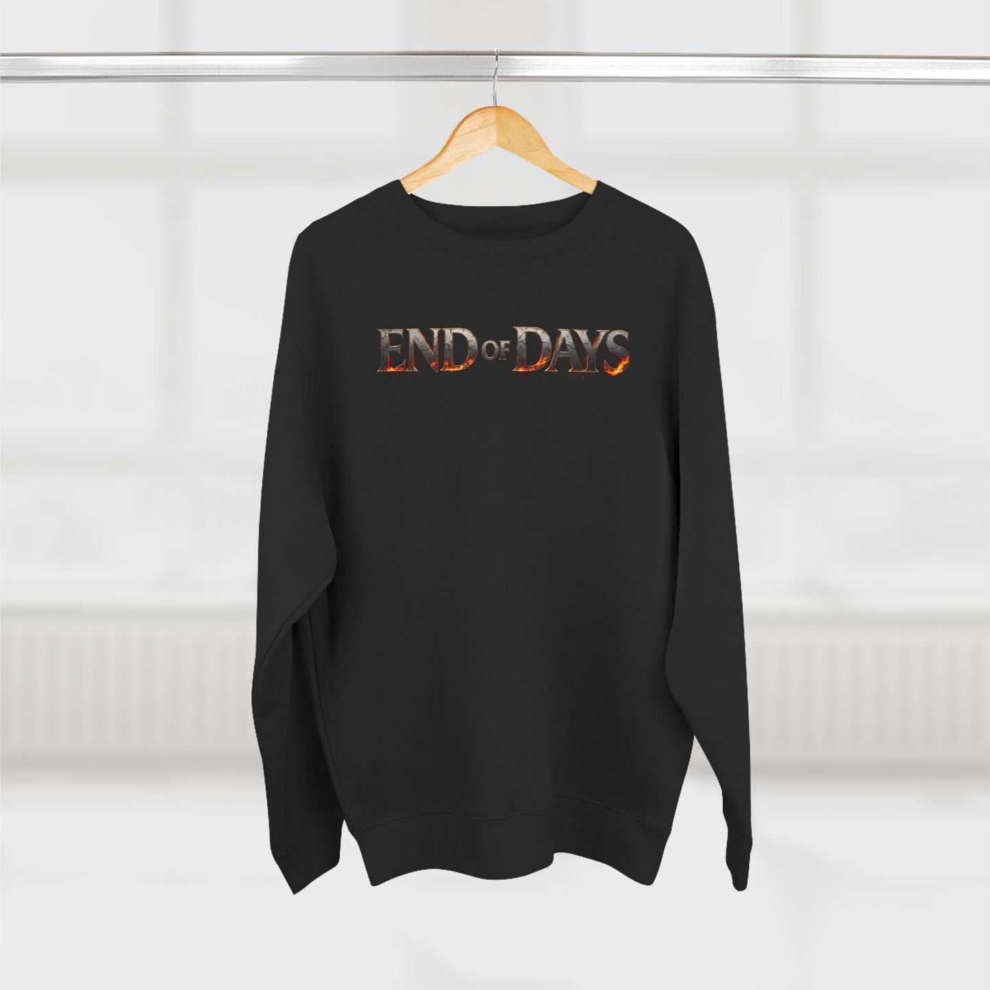 End of Days Crewneck Sweatshirt — Apocalyptic Gothic Graphic Pullover