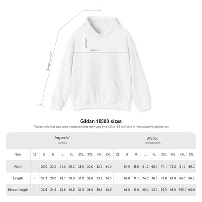 Hoodie - "You Can't Run From Love" Subtle Back-Print Pullover