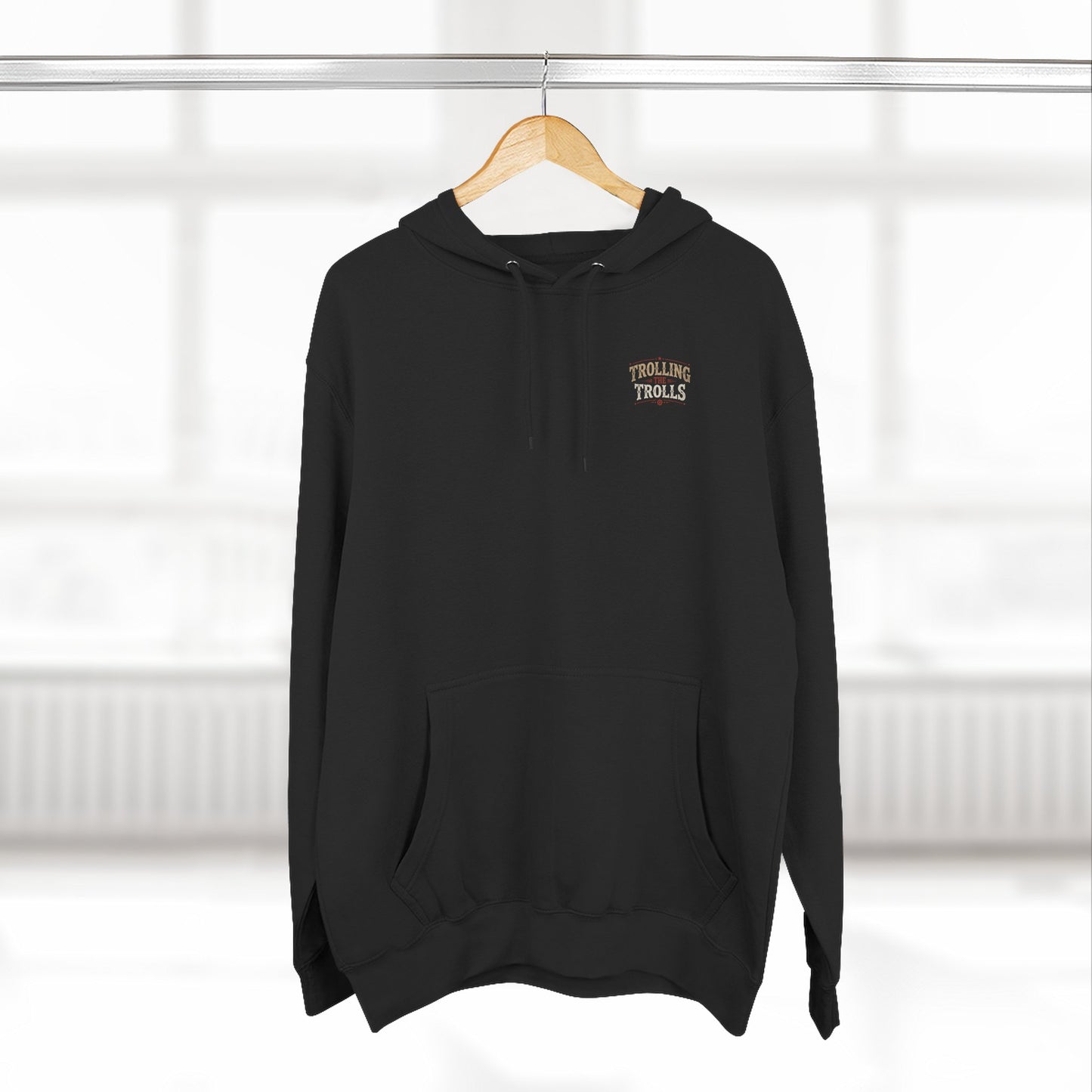 Trolling the Trolls Hoodie — Retro Western Graphic Pullover