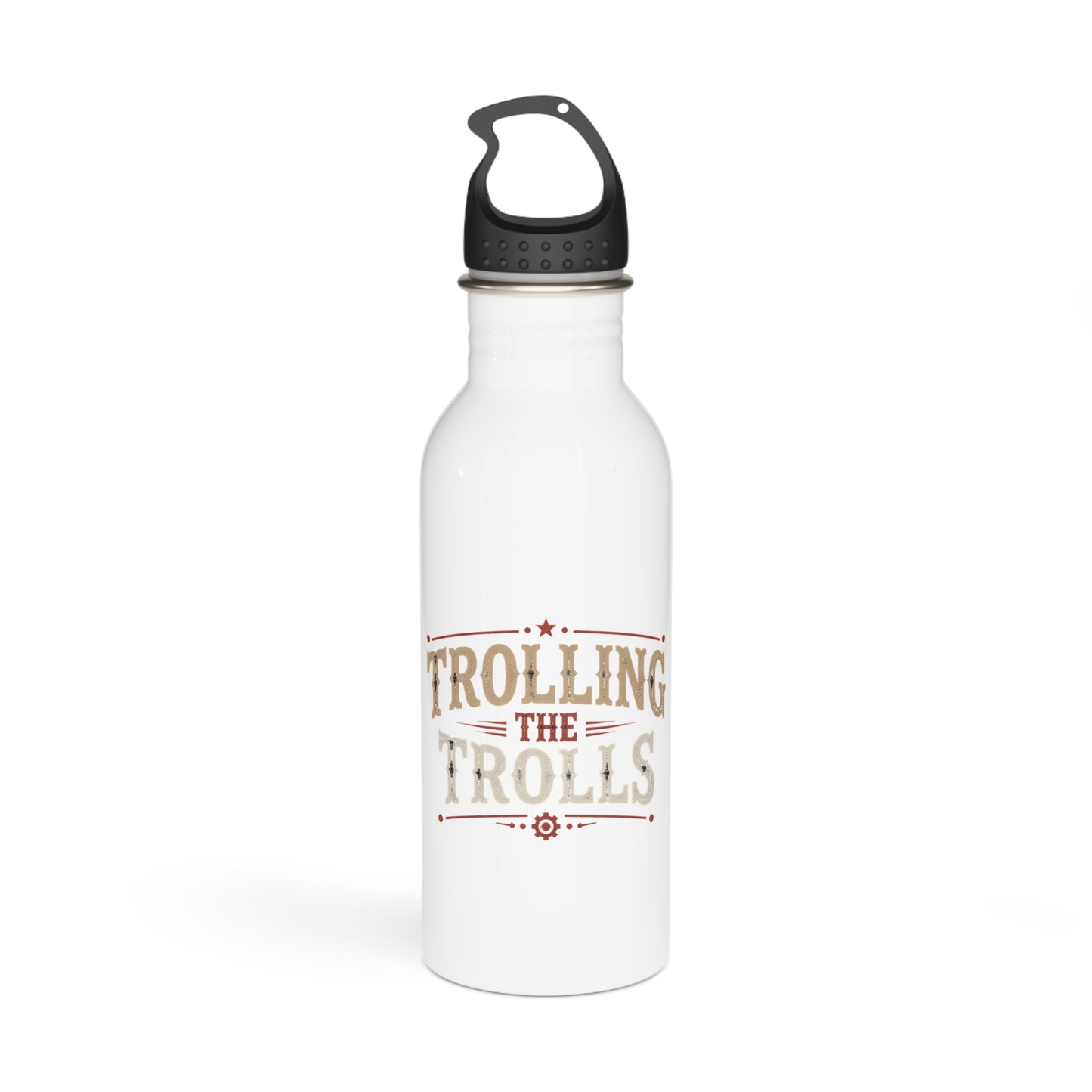 Stainless Water Bottle — "Trolling the Trolls" Vintage Logo Insulated Bottle