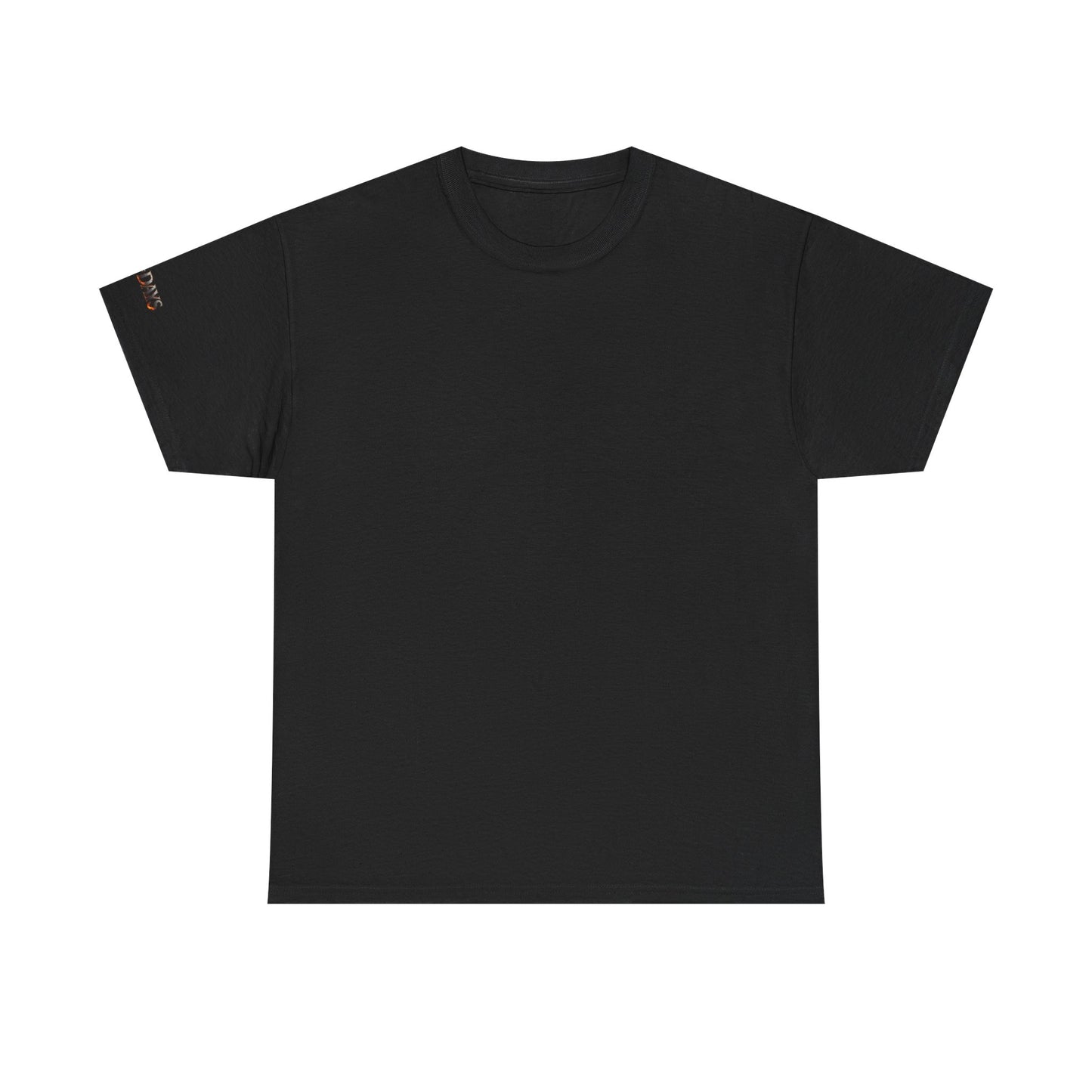 Black Minimalist Tee — Plain Solid Cotton T-Shirt