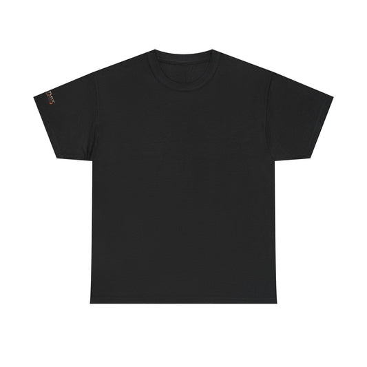 Black Minimalist Tee — Plain Solid Cotton T-Shirt