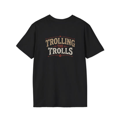 Trolling The Trolls Vintage Retro Style Tee — Unisex Softstyle T-Shirt