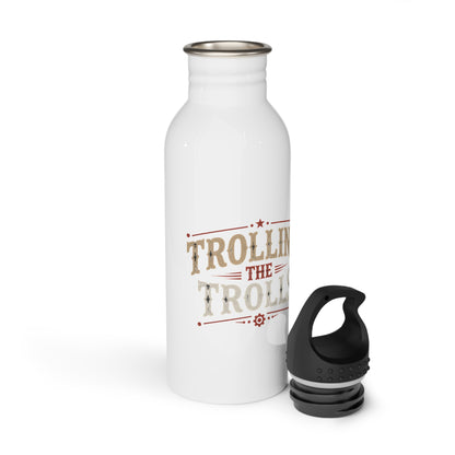 Stainless Water Bottle — "Trolling the Trolls" Vintage Logo Insulated Bottle