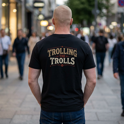 Trolling The Trolls Vintage Retro Style Tee — Unisex Softstyle T-Shirt