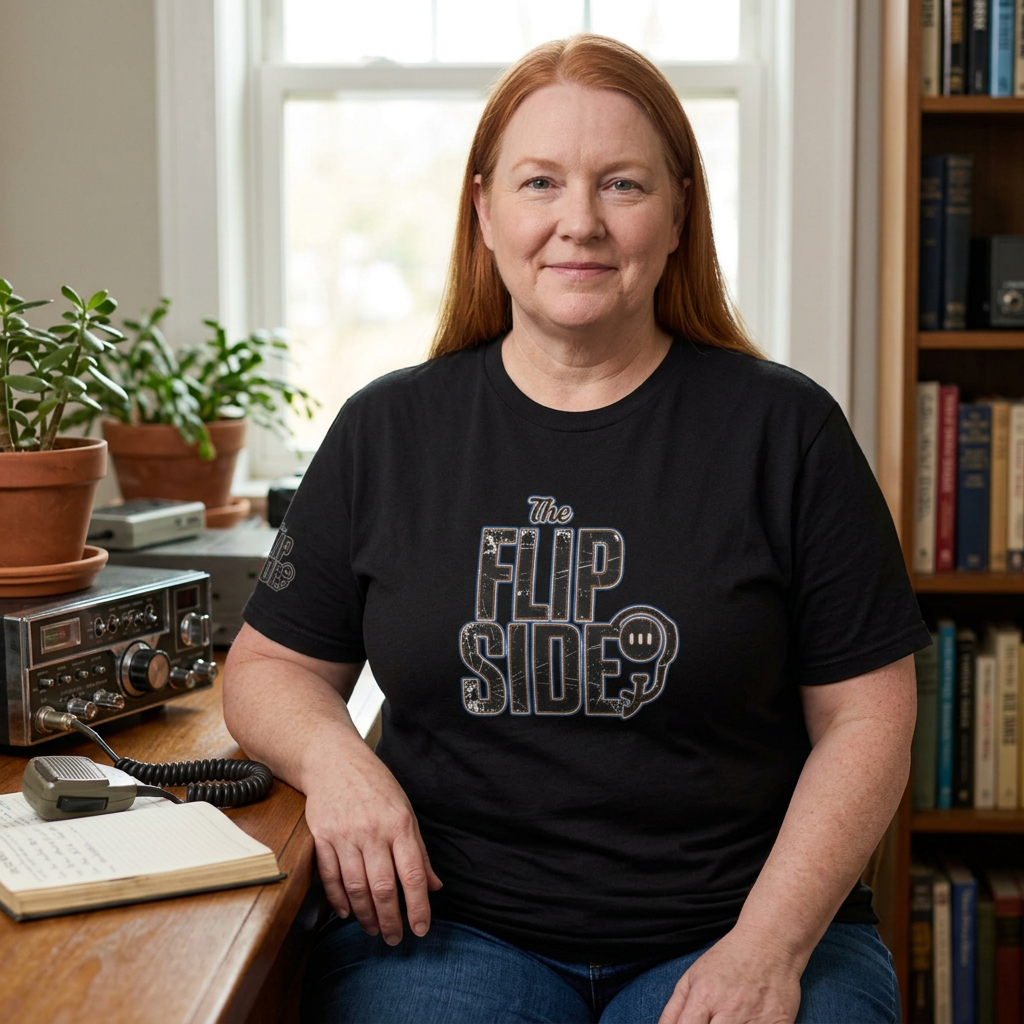 The Flip Side Tee — Vintage Distressed Graphic T-Shirt