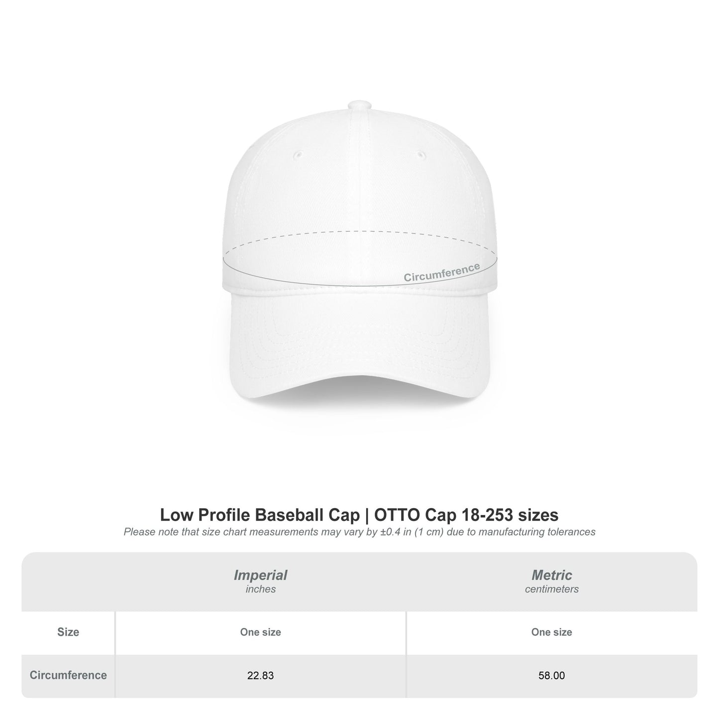 The Way Embroidered Baseball Cap — Vintage Gold Script Low Profile Hat