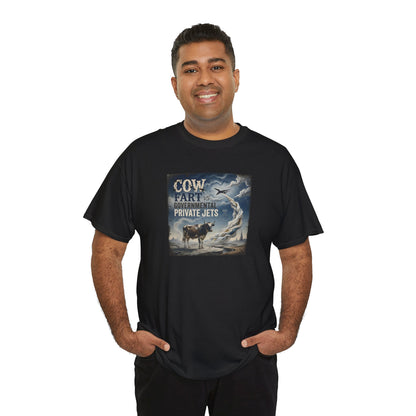 Cow Farternity Private Jets T-Shirt — Vintage Rodeo Cow Humor Tee