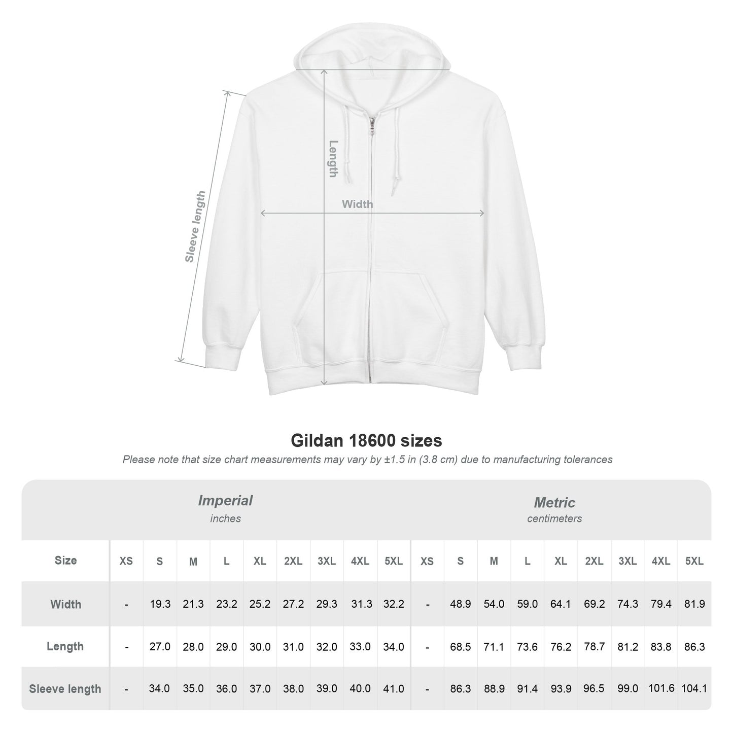 Full-Zip Hoodie — 'THE WAY' Vintage Gold Logo Back Print