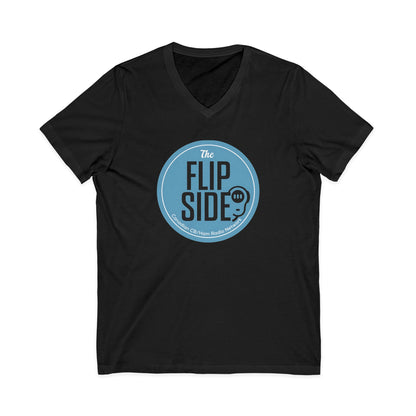 Flip Side Podcast Logo V-Neck Tee