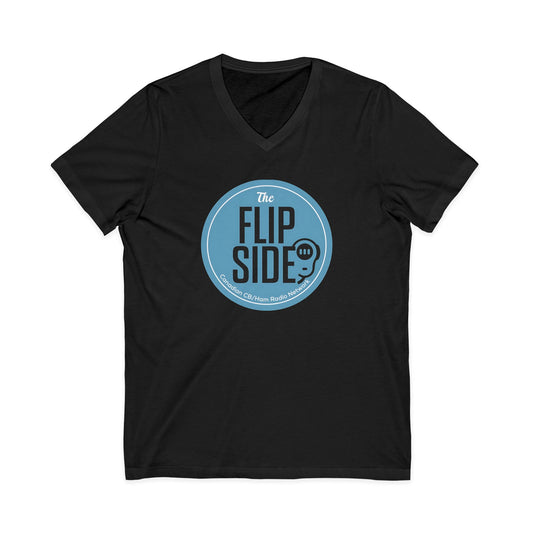 Flip Side Podcast Logo V-Neck Tee