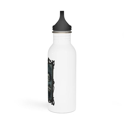 Gothic Mirror Water Bottle — 'School' Reflection Illustration