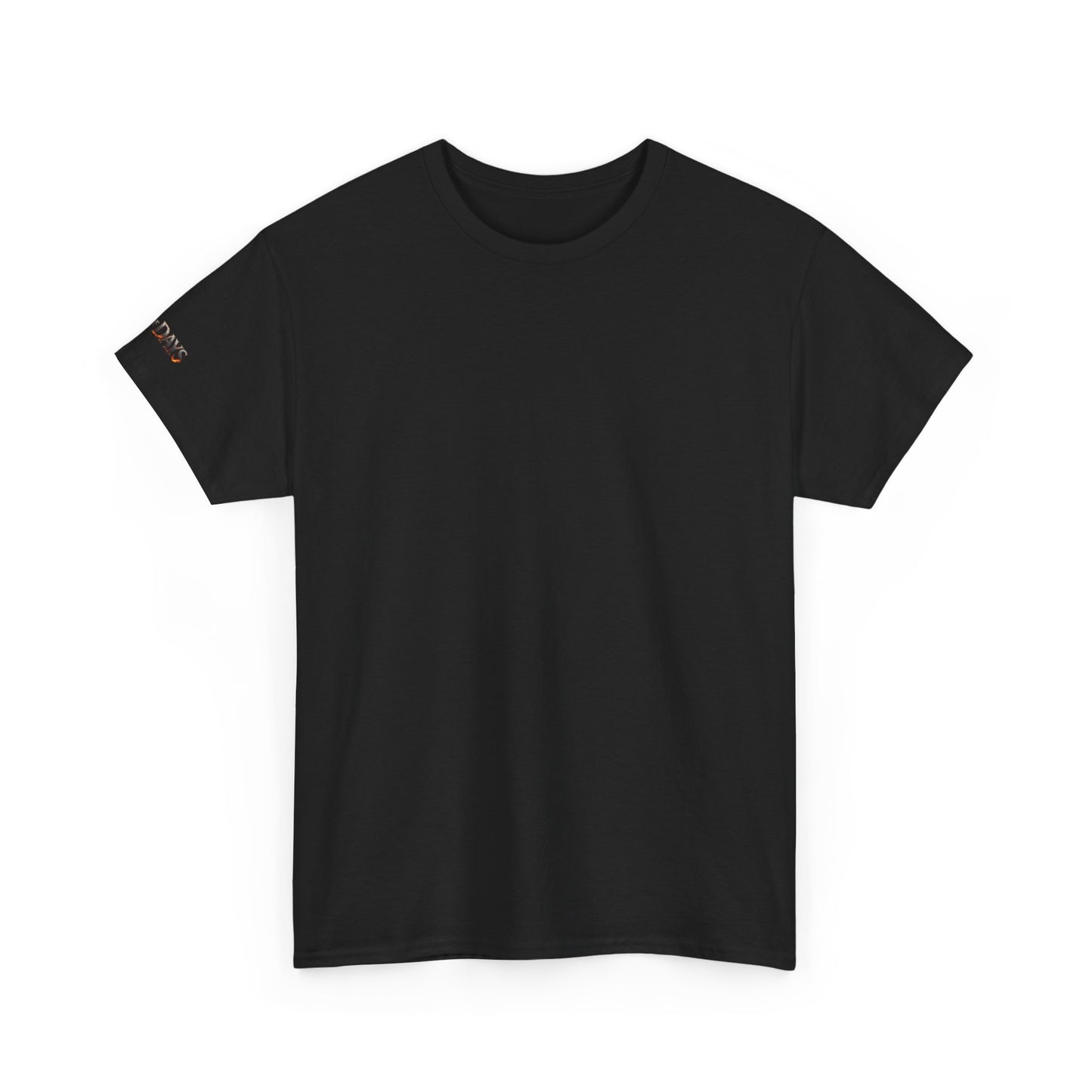 Black Minimalist Tee — Plain Solid Cotton T-Shirt
