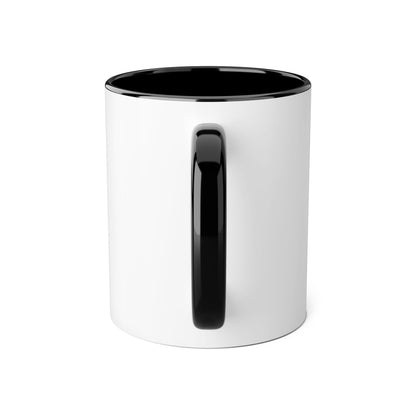 Accent Mug — "You Can't Run From Love" Inspirational Coffee Mug