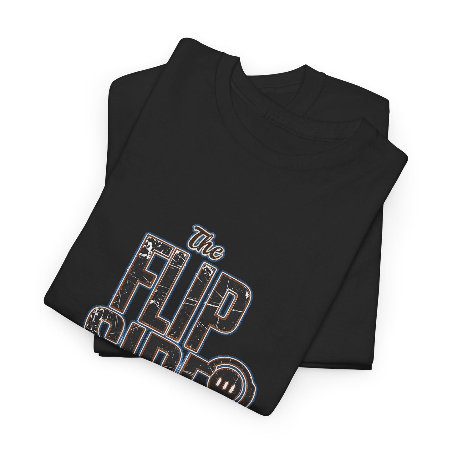 The Flip Side Tee — Vintage Distressed Graphic T-Shirt