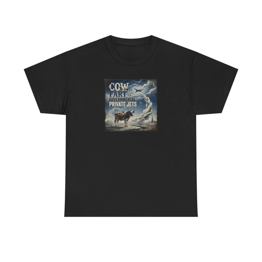 Cow Farternity Private Jets T-Shirt — Vintage Rodeo Cow Humor Tee