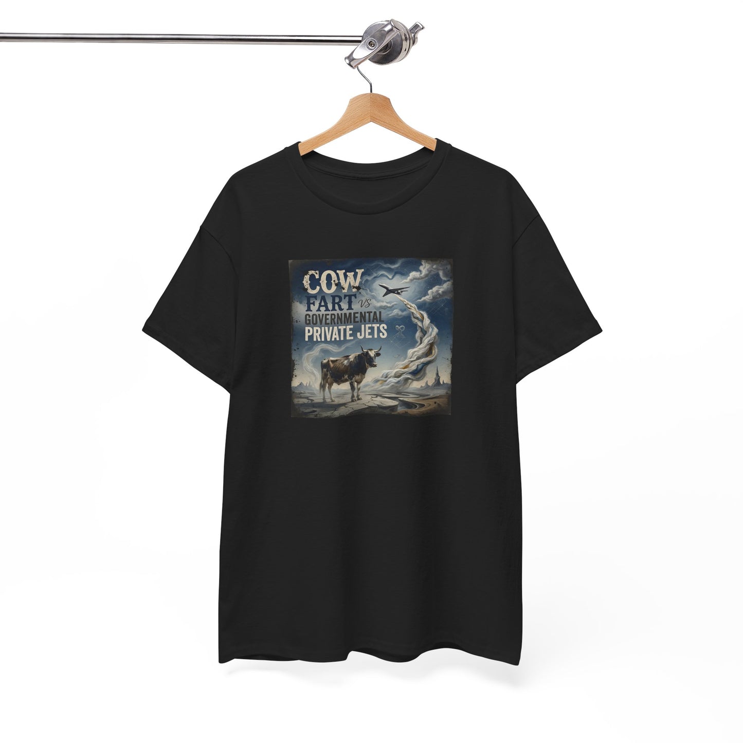 Cow Farternity Private Jets T-Shirt — Vintage Rodeo Cow Humor Tee