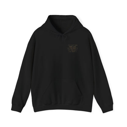 Steampunk "You Can't Run From Love" Hoodie - Vintage Industrial Quote Sweatshirt