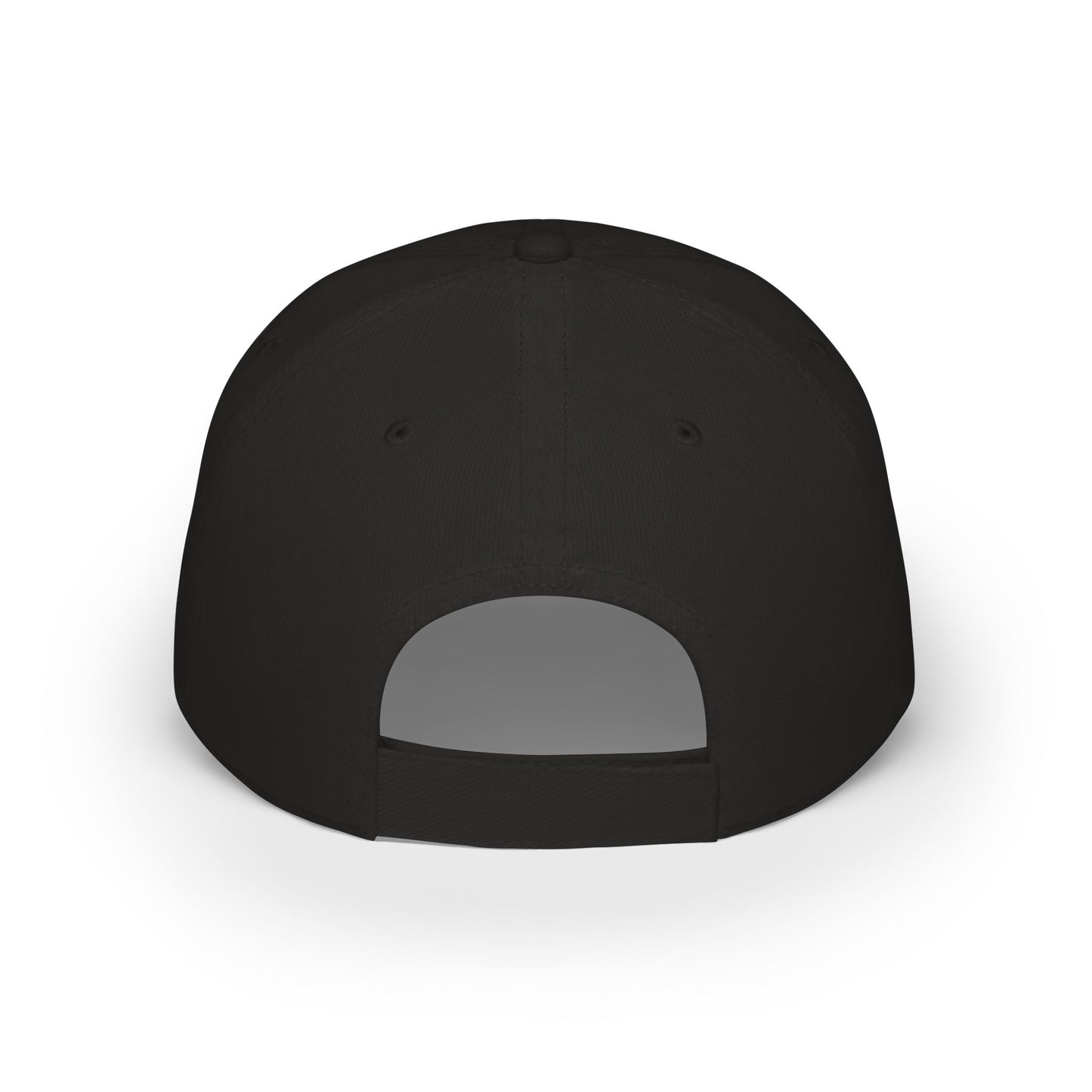 The Way Embroidered Baseball Cap — Vintage Gold Script Low Profile Hat